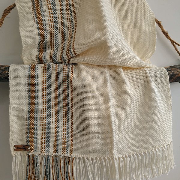 Pashmina Andacollo tejidas en telar artesanales